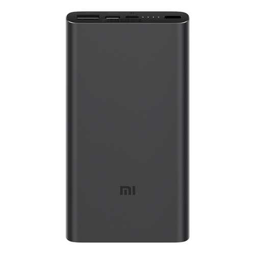 Внешний аккумулятор Xiaomi Mi Power Bank 3 PLM12ZM 10000 mAh Black в МегаФон