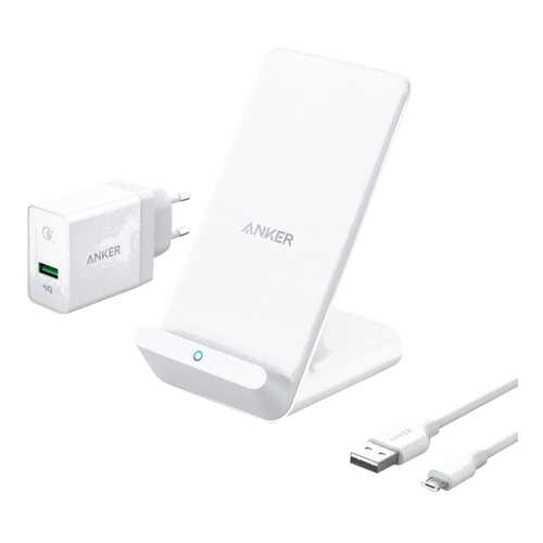 Беспроводное зарядное устройство Anker PowerWave 7,5W Stand White в МегаФон