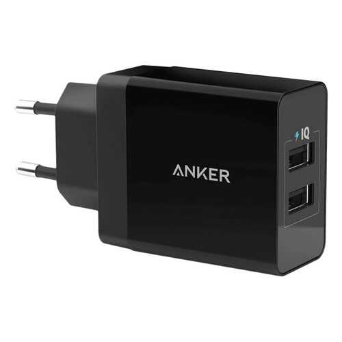 Сетевое зарядное устройство Anker PowerPort 2 USB 4,8A Black в МегаФон