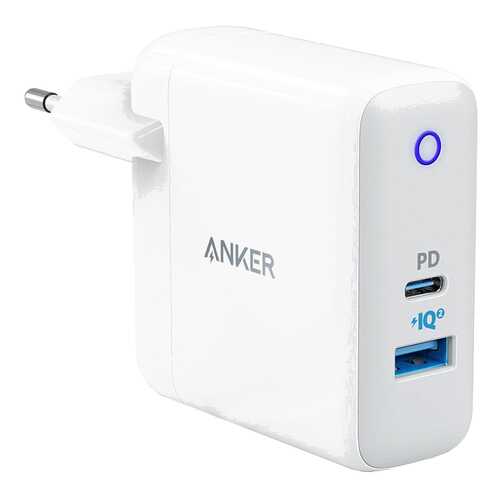 Сетевое зарядное устройство Anker Powerport USB/USB Type-C 3A White в МегаФон