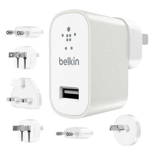 Сетевое зарядное устройство Belkin Global Travel Kit F8M967btWHT (White) в МегаФон