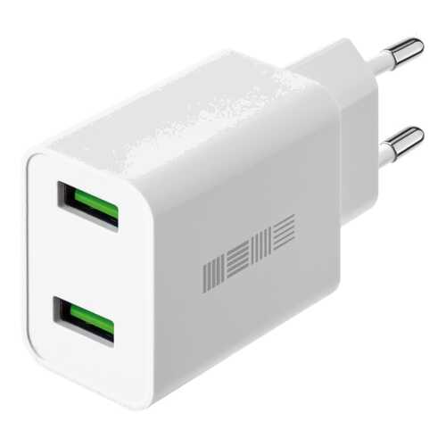 Сетевое зарядное устройство InterStep New RT:2*USB(30W) 2.4A QuickCharge3.0, Alu Silver в МегаФон