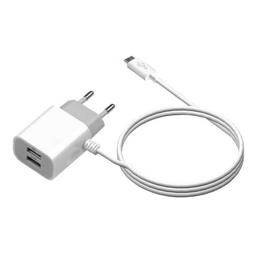 Сетевое зарядное устройство Jet.A UC-S14 1 USB 2,1A White в МегаФон