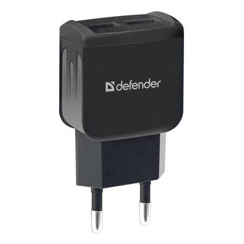 Сетевой адаптер питания Defender UPA-22 зарядка 2.1А 2 USB-порта, чёрная в МегаФон