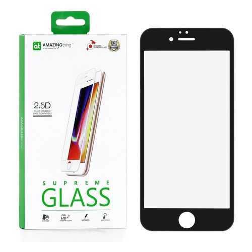 Защитное стекло AMAZINGthing SupremeGlass Full Glue Black для Apple iPhone 6 Plus/6S Plus в МегаФон