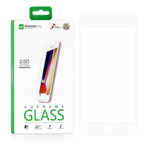 Защитное стекло AMAZINGthing SupremeGlass Full Glue White 0.33mm для Apple iPhone 7 в МегаФон