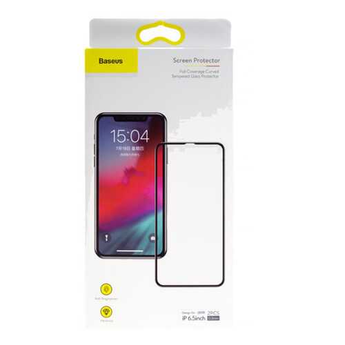 Защитное стекло Baseus Screen Protector Full Coverage Tempered Glass для Iphone 11 Pro Max в МегаФон