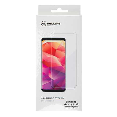 Защитное стекло для смартфона Red Line для Samsung Galaxy A20s, tempered glass в МегаФон