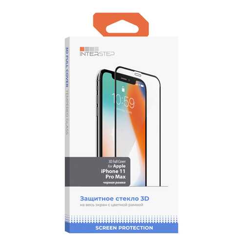 Защитное стекло InterStep для iPhone 11 Pro Max в МегаФон