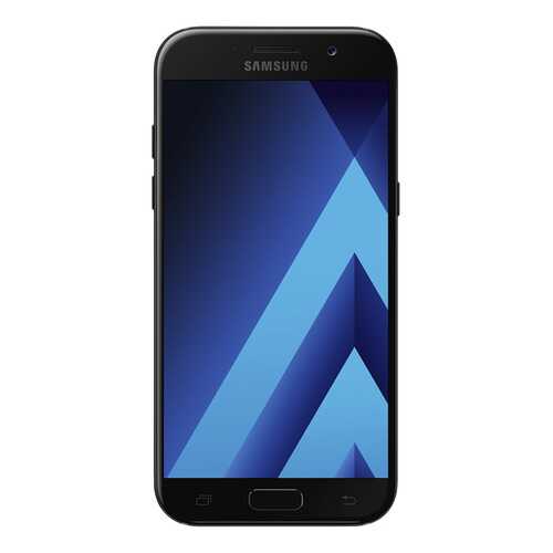 Защитное стекло Zibelino для Samsung A3 2017 (A320) Black в МегаФон