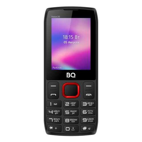 Мобильный телефон BQ 2400L Voice 20 Black/Red в МегаФон