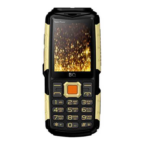 Мобильный телефон BQ 2430 Tank Power Black/Gold в МегаФон