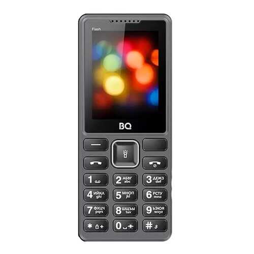 Мобильный телефон BQ 2444 Flash Grey в МегаФон