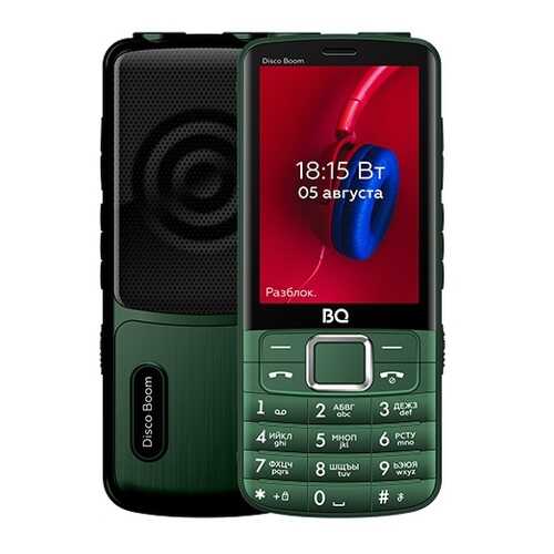 Мобильный телефон BQ 3587 Disco Boom Green в МегаФон