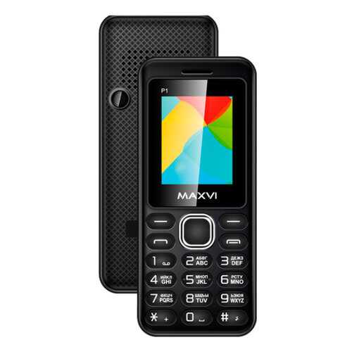 Мобильный телефон Maxvi P1 (2 SIM) Black в МегаФон