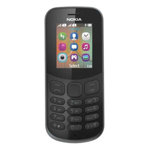 Мобильный телефон Nokia 130 DS (TA-1017) Black в МегаФон