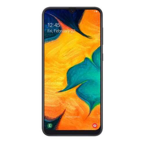 Смартфон Samsung Galaxy A30 (2019) 32Gb Black (SM-A305F) в МегаФон