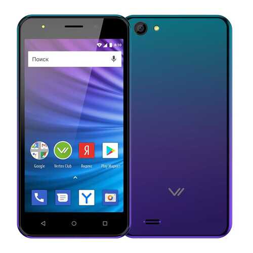 Смартфон Vertex Luck L100 3G Sapphire в МегаФон